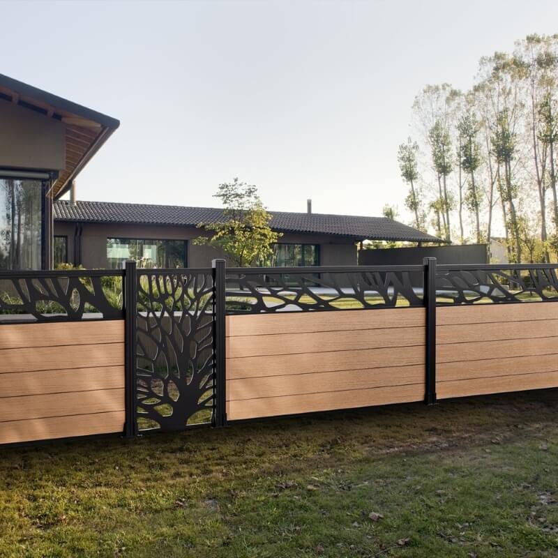 Wood Plastic Composite Decoration Effect-Composite Fencing