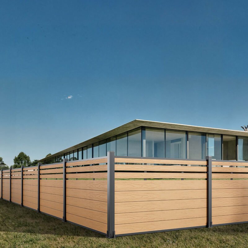 Alu-WPC Hybrid Fence System1