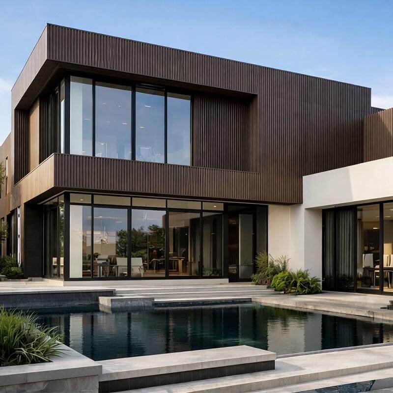 Alumwood Fluted Cladding Series 4