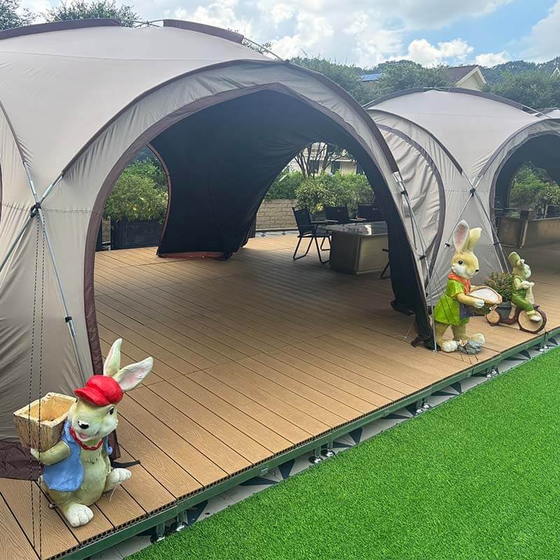 Prefabricated WPC Decking System 1