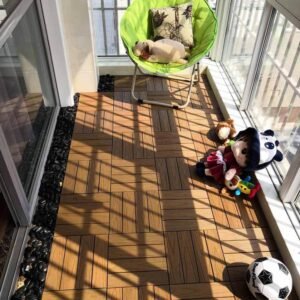 DIY Deck tiles for kid play
